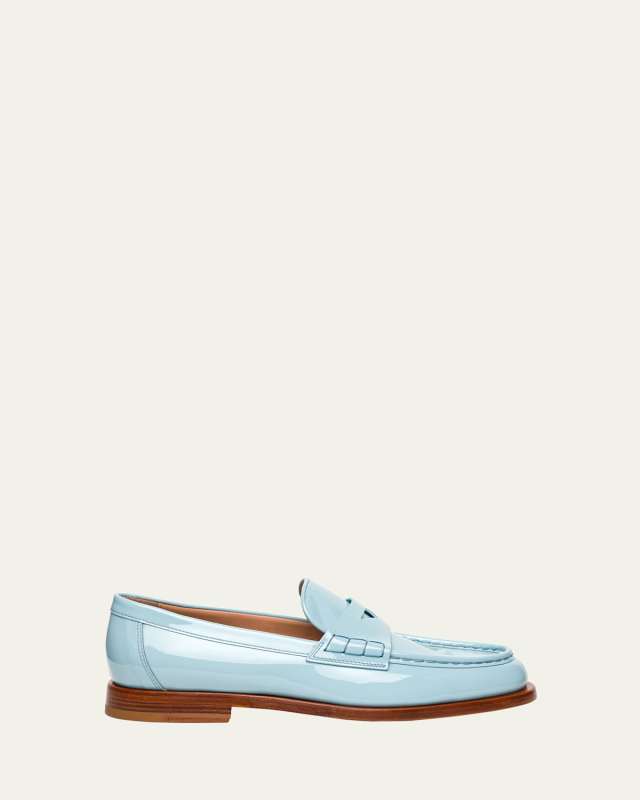Airglow Patent Leather Penny Loafers